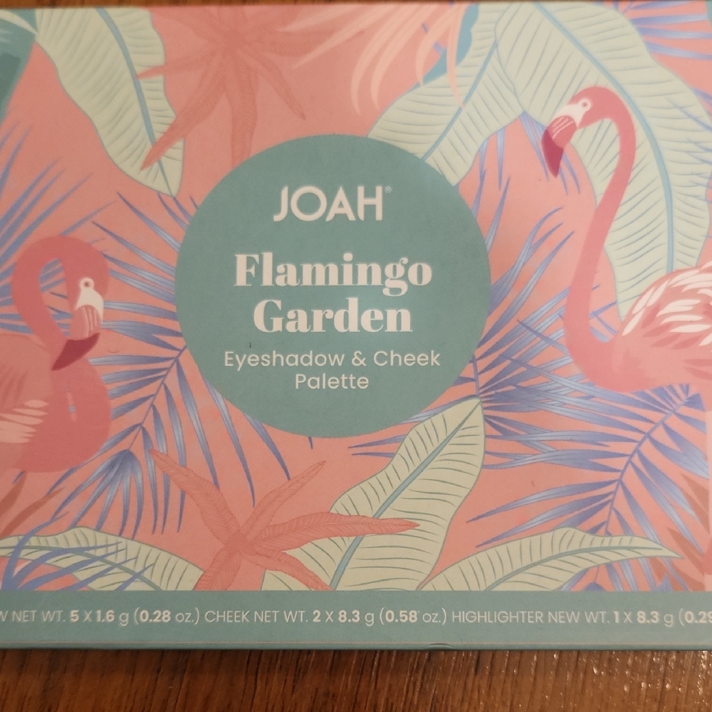 J.O.A. Flamingo Garden Eyeshadow & Cheek Palette -